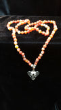 Orange Hand Knotted Banded Agate w/ Elephant Diffuser
