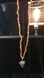 Orange Hand Knotted Banded Agate w/ Elephant Diffuser