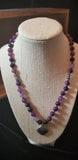 Purple Banded Agate Choker