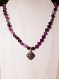 Purple Banded Agate Choker