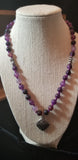 Purple Banded Agate Choker