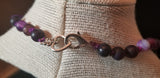 Purple Banded Agate Choker