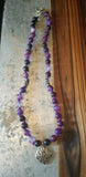 Purple Banded Agate Choker