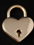 Bronze Rolo Chain Anklet Lock & Key