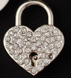 Bronze Rolo Chain Anklet Lock & Key