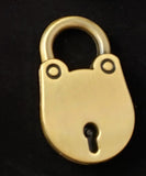 Black Rolo Chain Anklet Lock & Key