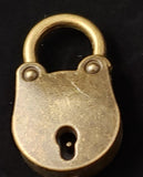 Black Rolo Chain Anklet Lock & Key
