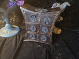 Pentagram Wooden Chest with 6 Drawers