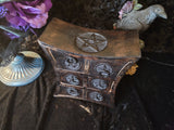 Pentagram Wooden Chest with 6 Drawers