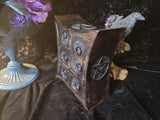 Pentagram Wooden Chest with 6 Drawers