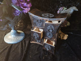 Pentagram Wooden Chest with 6 Drawers