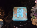 Ankh Wooden Box 5.5"x5.5"x2.5" *FINAL CLOSEOUT*