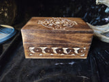 Celtic Cross Wooden Box