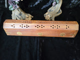 TREE OF LIFE Wood Incense Box Burner