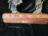 Dragon Inlaid Wood Box Burner