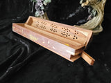 Dragon Inlaid Wood Box Burner