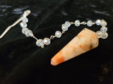 Sunstone Gemstone Pendulum with Chain