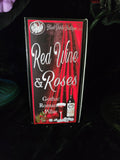 Red Wine and Roses Pillar Candle