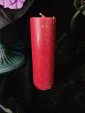 Red Wine and Roses Pillar Candle