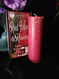 Red Wine and Roses Pillar Candle