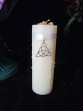 As Above So Below Blessing Pillar Candle