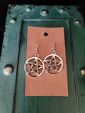 Pentagram Earrings (Silver)