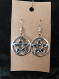 Pentagram Earrings (Silver)