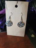Pentagram Earrings (Silver)