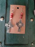 Celtic Cross Antiqued Silver Tone