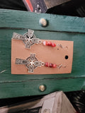 Celtic Cross Antiqued Silver Tone