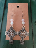 Celtic Cross Antiqued Silver Tone