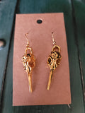 Raven Skull Earrings