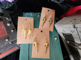 Phoenix Raven Skull Earrings