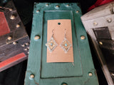 Diamond Concho Pendants Earrings