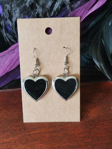 Mood Heart Locket Earrings