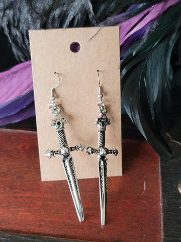 Sword Earrings