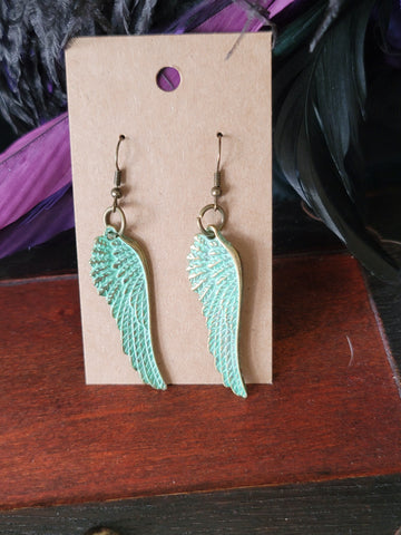 Patina Wing Earrings