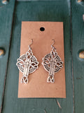 Celtic Cross Antiqued Silver Tone