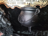 Tree of Life Cast Iron Cauldron with Lid