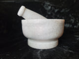 White Marble Mortar & Pestle
