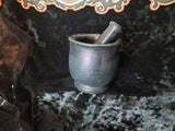 Black Soapstone Mortar & Pestle