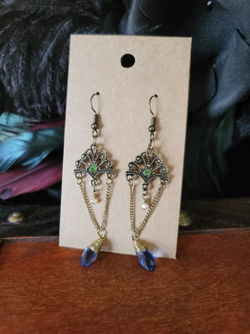 Fan Drop Earrings