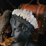 Moon Goddess Raw Crystal Quartz Crown (White / Clear)