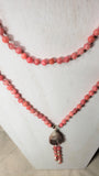 Hand Knotted Peach Quartz