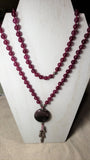 Hand Knotted Magenta Quartz