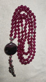 Hand Knotted Magenta Quartz