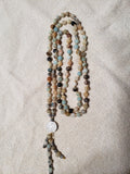 Hand Knotted Amazonite Mala