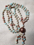 Hand Knotted Jasper Mala