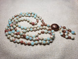 Hand Knotted Jasper Mala