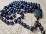 Hand Knotted Sodalite Mala